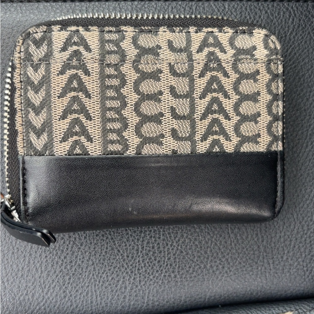 Marc Jacobs Black and Gray Wallet
